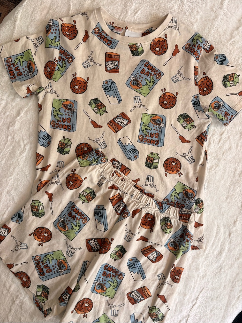 Lefties breakfast print pajamas size 9/10
